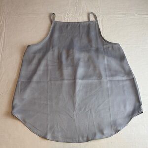 Ann Taylor Women's Gray Adjustable Straps Relaxed Fit Camisole Top Size XS